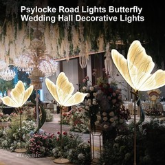 2PC Butterfly Floor lamp,Ceiling Lamp,for Wedding Party Decorations Props-31inch