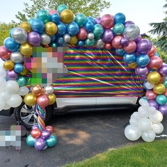 Metallic Balloons, 12 Inch Rainbow Chrome Balloons, 35Pcs Assorted Colors Mul…