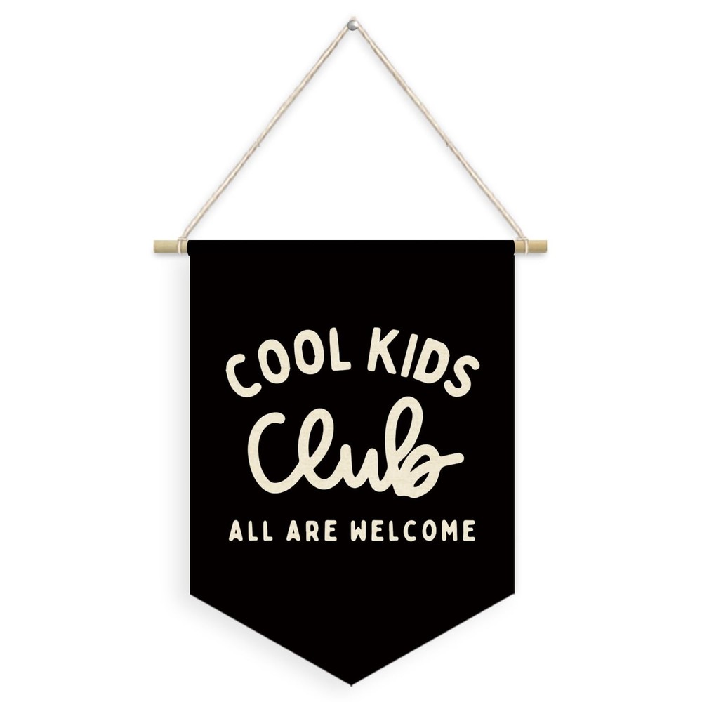 Playroom Decor,Cool Kids Club Pennant Banner,Boys Room Decor,Kids Playroom Wa…