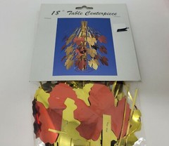 Lot of Fall Leaves Table Centerpiece Tabletop Fountain Leaf Garland Thanksgiving