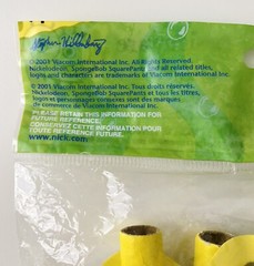 SpongeBob SquarePants Yellow Paper Birthday Party Blowouts 8 Pcs 3Y+ NWT