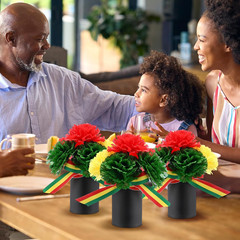 86 Pcs Juneteenth Table Centerpiece Decorations Black History Month Table Dec…