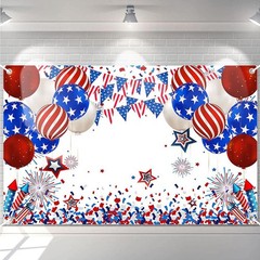 Independence Day Banner Backdrop for 4th of July Party Photoshoot Photography Ba