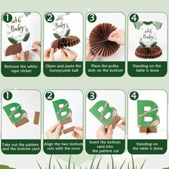 Duck Hunting Baby Shower Honeycomb Centerpieces – 12P Summer Mallard Duck Par…