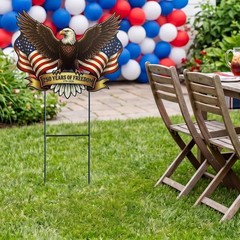 Vibrant 25.1″ Eagle Decor – Perfect for Americana and 4th of July Celebrations
