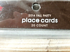 Party Place Cards Fall Leaves Table Décor 20 count 3.5″ Inches x 5″ Inches