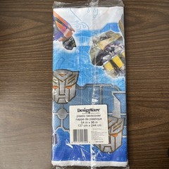 NOS TRANSFORMER 2 Plastic Tablecover 54” x 96” DesignWare AGC