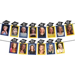 K-12 Graduation Photo Banner 5×7 – Large, 10 Feet | Kindergarten to 12th Grade..
