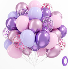 60Pcs Pink and Green Balloons 12Inch with Sage Green Light Pink Sand White Metal