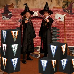 Wizard Decorations 11 Pcs,Cardboard Playhouse for Wizard Party Fans Bday Part…