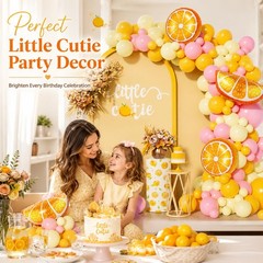 143Pcs Lemon Pink and Yellow Balloon Arch Garland Kit for Freshly Graduated, …