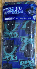 Marvel Black Panther Wakanda Forever Vinyl Tablecloth 52 x 70″ Party Reuseable