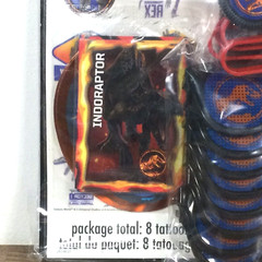 Jurassic World Birthday Party Supply Lot Tablecloth & Favors Pack 48 Pieces