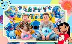 Lilo & Stitch Party Decorations Tablecloth Plate Stitch Birthday Party Balloons