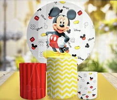 Renta Set Incluye, Diseño Personalizado , Cilindro Y Base Circular Backdrop
