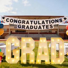 2.3FT Marquee Number Lights – 2026 Graduation Sign, Light-Up Letters for Party D