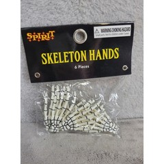 Spirit Halloween Skeleton Hands 6 Pieces Halloween Decoration Prop