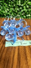 20 Ct 2.5″ Acrylic Baby Pacifiers BLUE Great For Baby Shower Keepsake, Decor,…