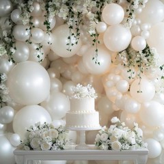 154pcs Pearl White Balloons Different Sizes 18 12 10 5 Inch Latex Balloon Gar…