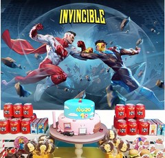 Invincible Party Supplies Banner Backdrop Vinyl Birthday Decoration