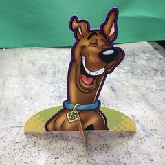 Vintage Scooby Doo Birthday Party Table Centerpiece Decor Halloween Party Stande