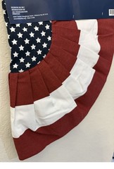Hobby Lobby July 4th Red White & Blue With Stars 3 Piece Bunting Lot of 3