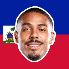 Haiti National Team Big Head Cutout – Carlens Arcus, Fafà Picault, Ricardo Adé