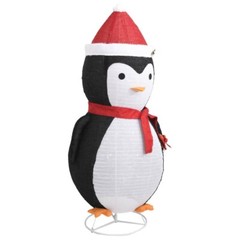 NNEVL Decorative Christmas Snow Penguin Figure LED Luxury Fabric 180cm