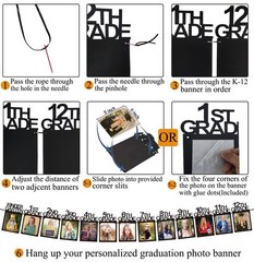Graduation Decorations Class of 2026 Photo 6×8 inches, Black(6×8″)