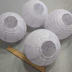 11 Purple Paper Lanterns Various Sizes 12″, 10″, 8″, 5.5″ Birthday/Room Decor