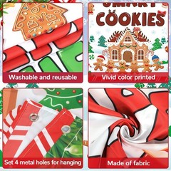 Christmas Classroom Door Cover Decoration Winter Christmas Gingerbread Door B…