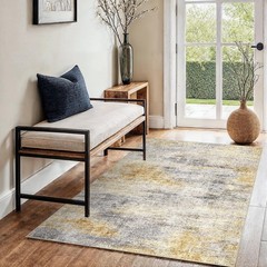 3×4 Washable Entryway Area Rug: Modern Abstract Small Runner Rug for Hallway …