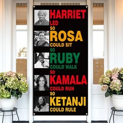 Black History Month Door Cover Black Pride Heritage Decoration Juneteenth School