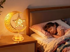 Ramadan Decorations – Moon & Star Lights for Home, Table & Kids Lanterns 2026