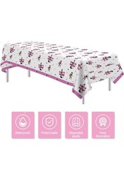 4 Pack Rock and Roll Party Decorations Tablecloth – Disposable Rock Star
