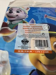 Unique Rectangular Paw Patrol Tablecloth, 54″ x 84″ (1 Pc) Paw Patrol Plastic