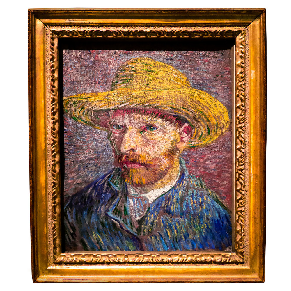 SC2452 Van Gogh Self Portrait Cardboard Cutout Standee Standup