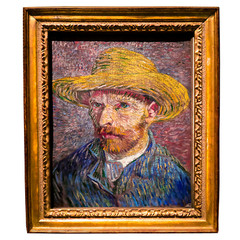 SC2452 Van Gogh Self Portrait Cardboard Cutout Standee Standup