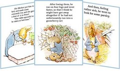 BEATRIX POTTER PETER RABBIT SHOWER BIRTHDAY PARTY TENT CARDS TABLE DECORATIONS