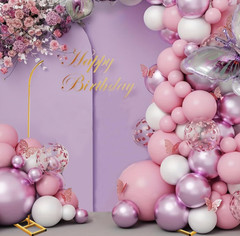 Juego de 2 Arcos Metálicos para Globos y Flores para Bodas y Eventos, Nuevo