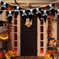 52.5 Ft Pirate Banner, Pirate Party Decorations Birthday Halloween Banner Triang
