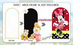 Superheroes Spider Man Hulk Arch Backdrop Cover Birthday Party photo Decorations
