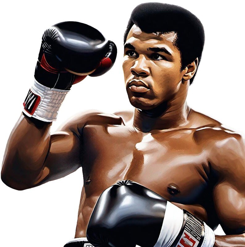 Muhammad Ali Inspired Fan Art