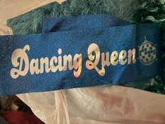 Dancing Queen Disco 17th Birthday Party Decoration Set Blue Silver Teal