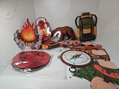 30 Pieces Camping Party Hanging Decorations, Happer Camper Hanging .
