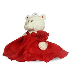 Large 20” Quinceañera Teddy Bear Centerpiece – Elegant Dress, Oversized Keeps…