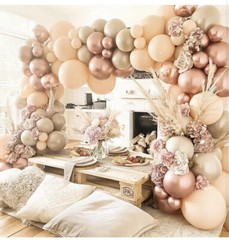 Blush Ivory Balloons Garland Kit Arch 80 PCs Birthday Parties Reception Decor