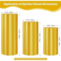 Stretchable Spandex Cylinder Pedestal Covers Party Decoration Events Display New