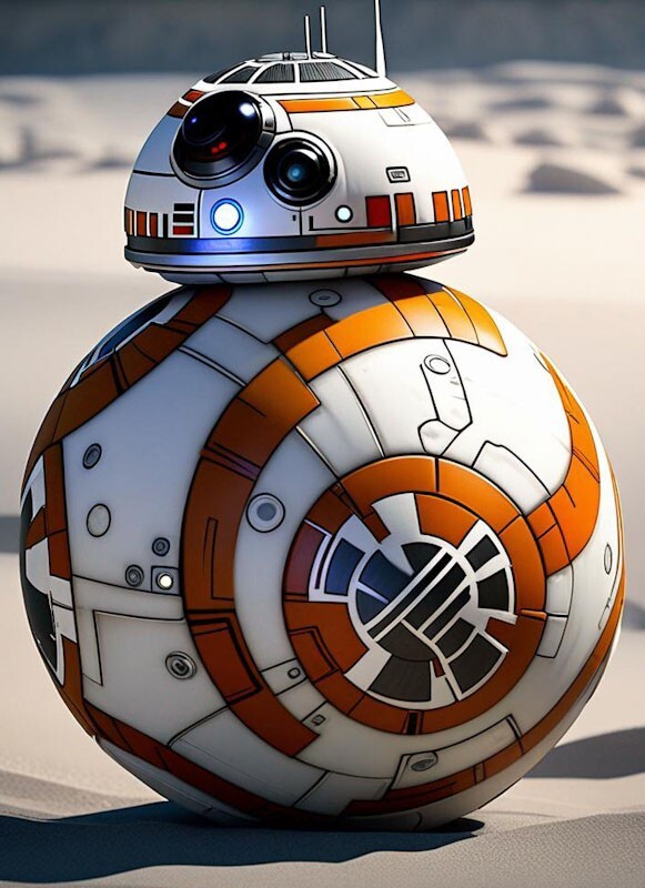 BB8 Android Fan Art Star Wars