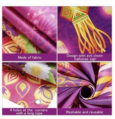 Happy Diwali Backdrop Banner Decor, Festival of Lights Party Photography